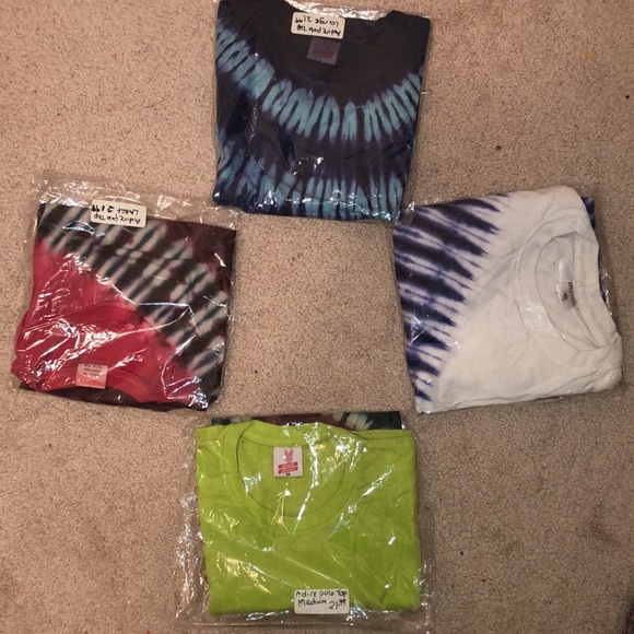 Tie &  dye ,Polo Tops ,Hand made (Adire) Unisex - Picture 6 of 15